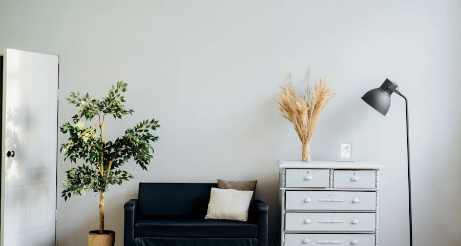 Clean modern home interior