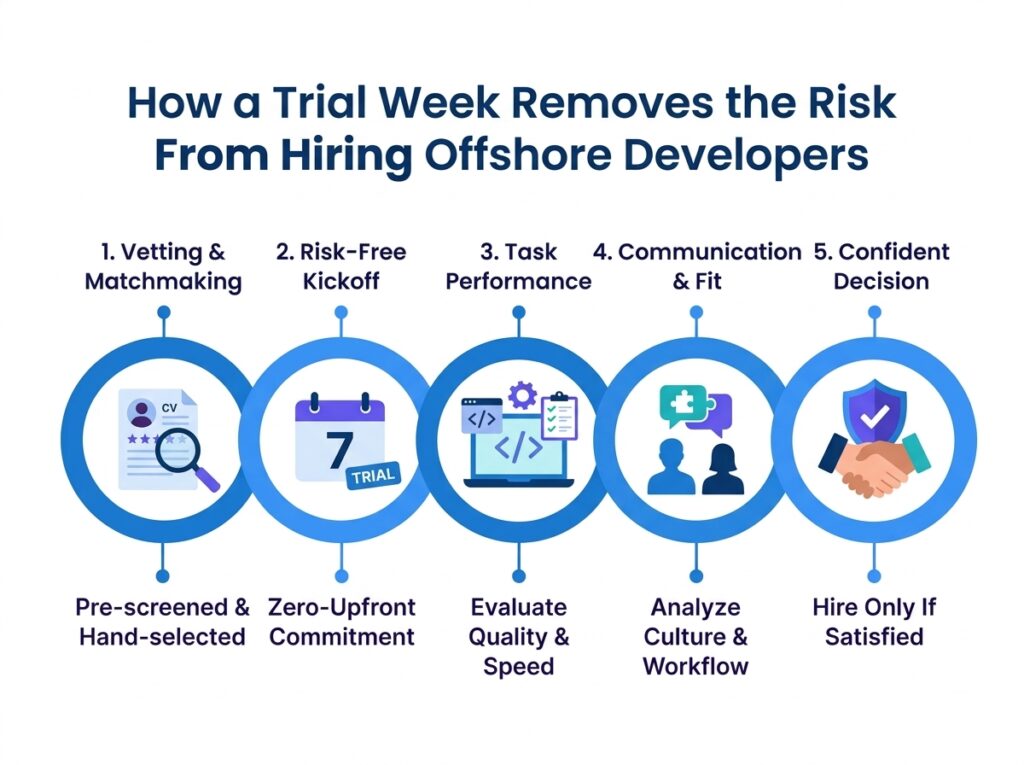 How a Trial Week Removes the Risk From Hiring Offshore Developers