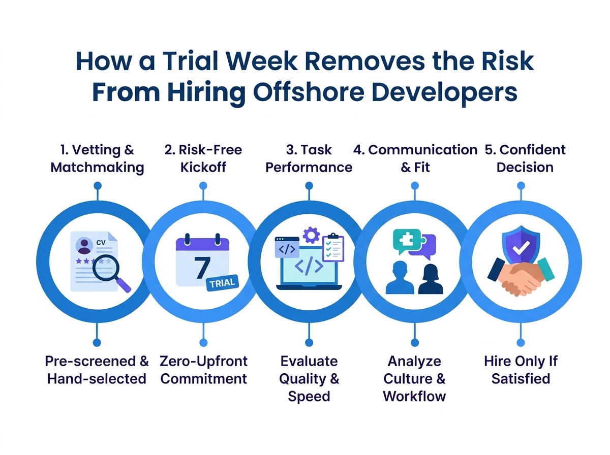 How a Trial Week Removes the Risk From Hiring Offshore Developers