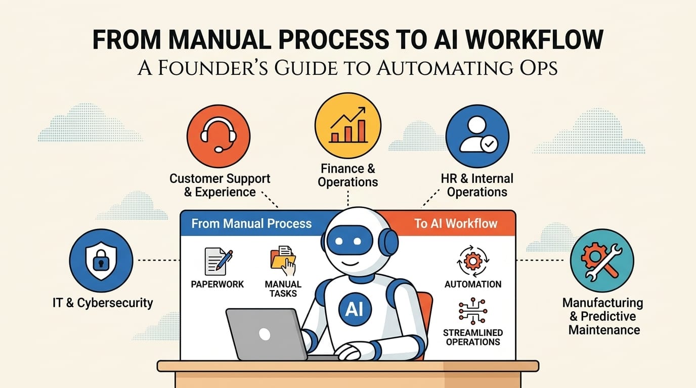 From Manual Process to AI Workflow: A Founder's Guide to Automating Ops